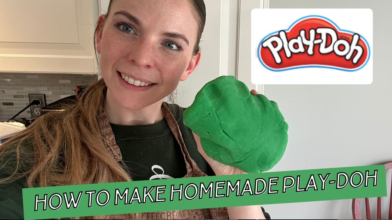 HOW TO MAKE HOMEMADE PLAY DOH | Homemade Play Dough recipe and tutorial #homemadeplaydough