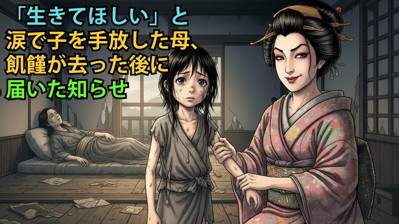 「生きてほしい」と涙で子を手放した母、飢饉が去った後に届いた知らせ
