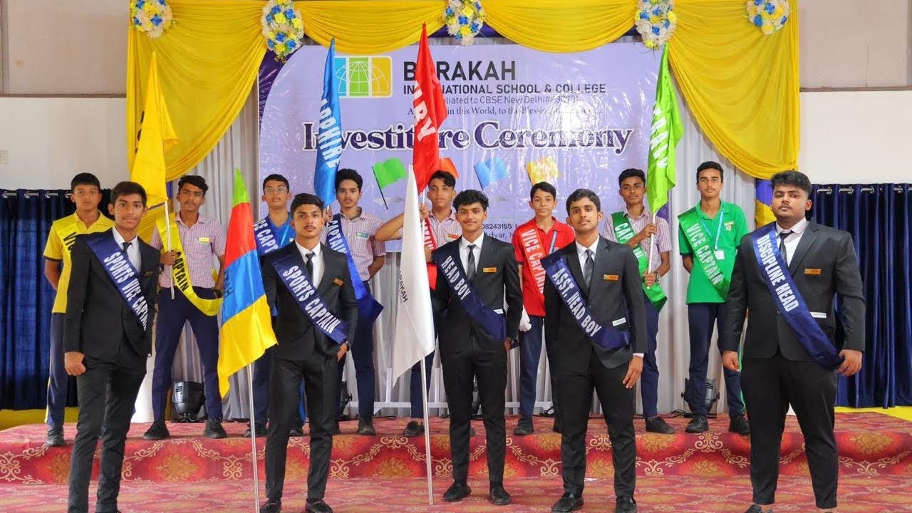 Investiture Ceremony Boys 2023-24  Barakah International School & College