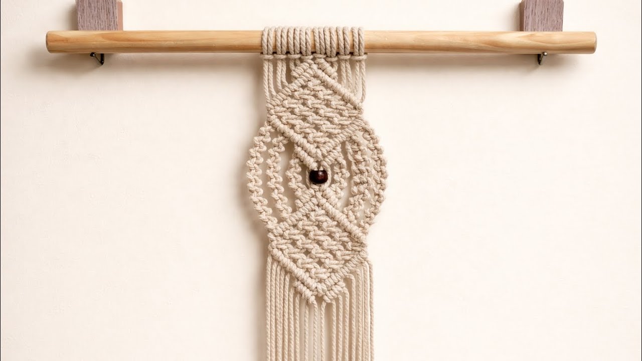 Macrame Wall Hanging Design Tutorial | DIY Boho Macrame Wall Hanging | Macrame Wall Hanging Design 