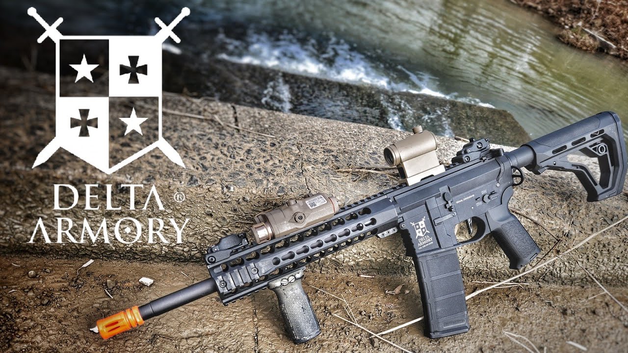 FIRST LOOK! Delta Armory Airsoft - Charlie 10" Keymod EAGLE Series M4 AEG