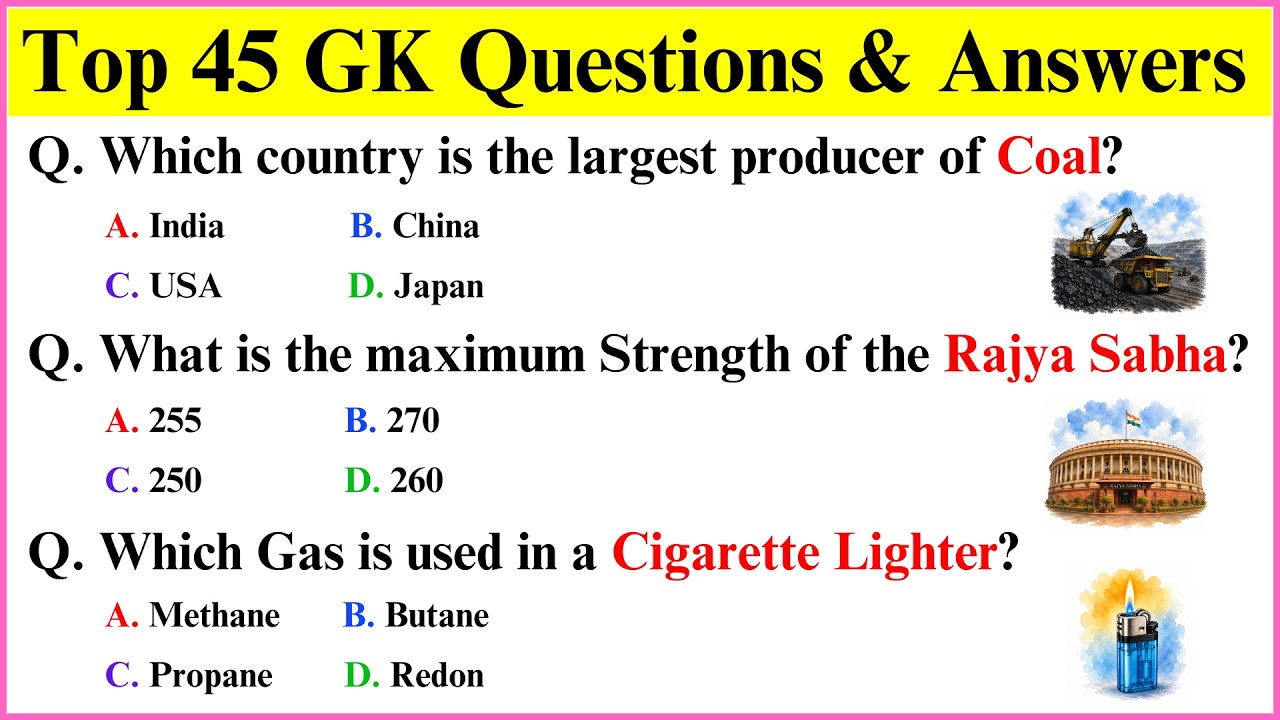Top GK Questions and Answers | Best GK Questions and Answers | GK Questions in English | GK GS