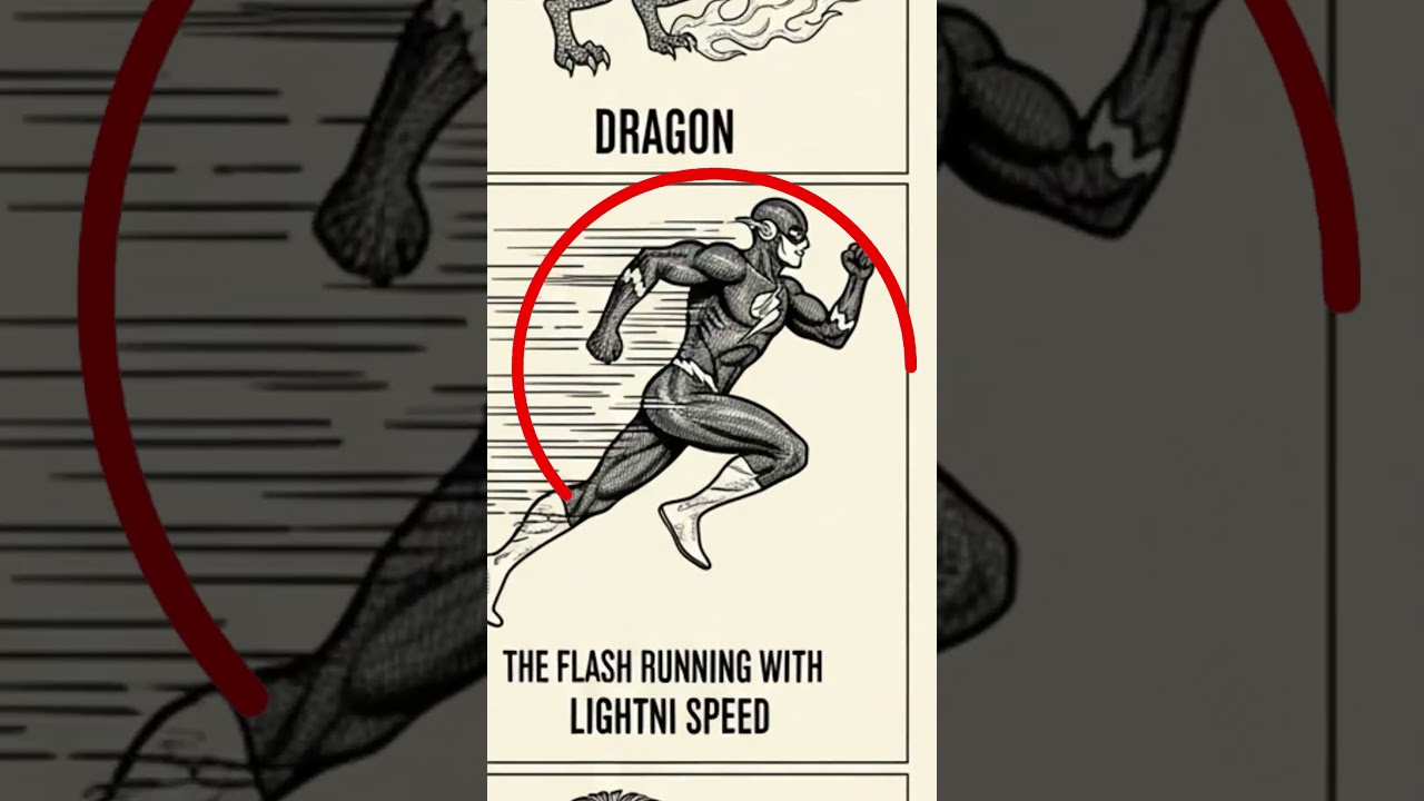 Real Flash Man and Mythical Creatures