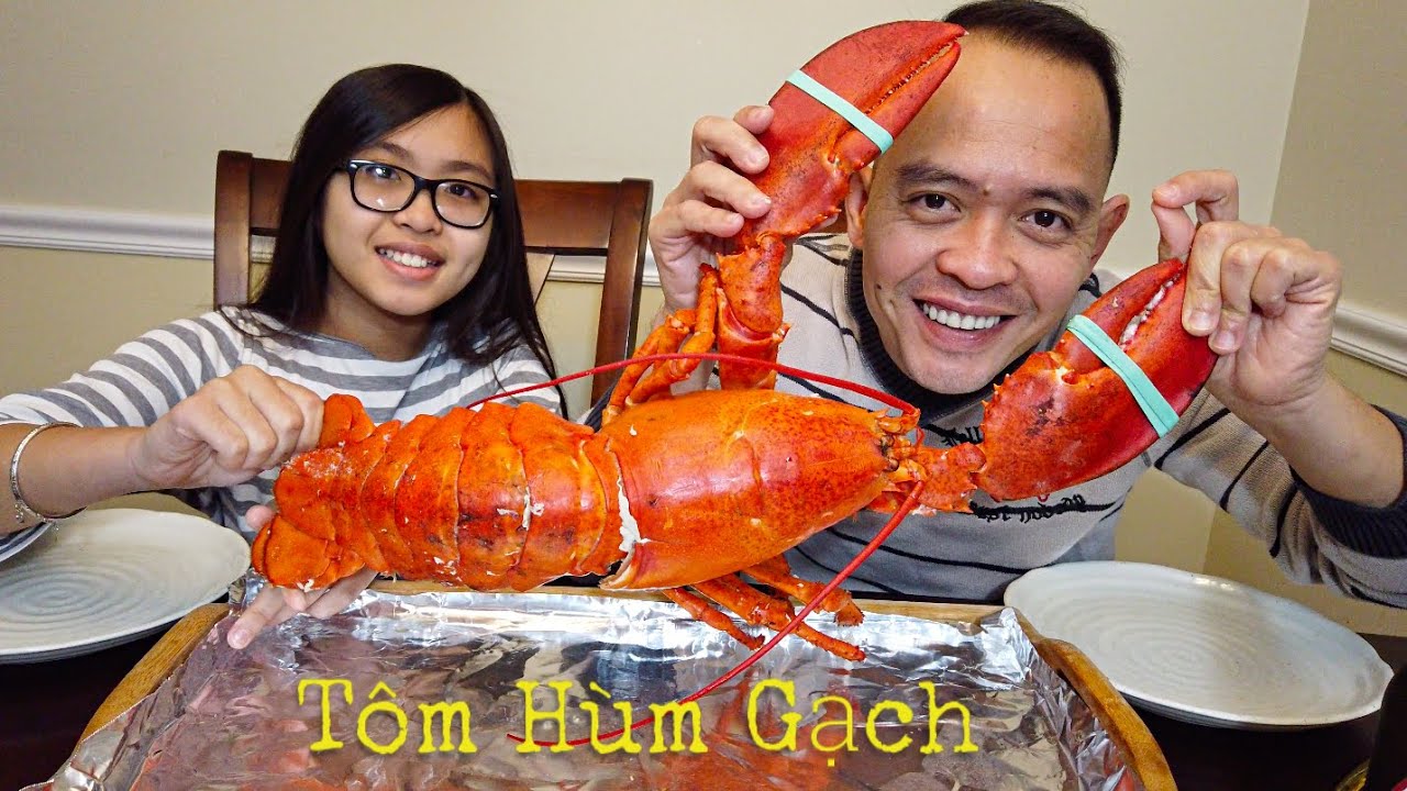 Tôm Hùm Gạch - Large Lobster Mukbang