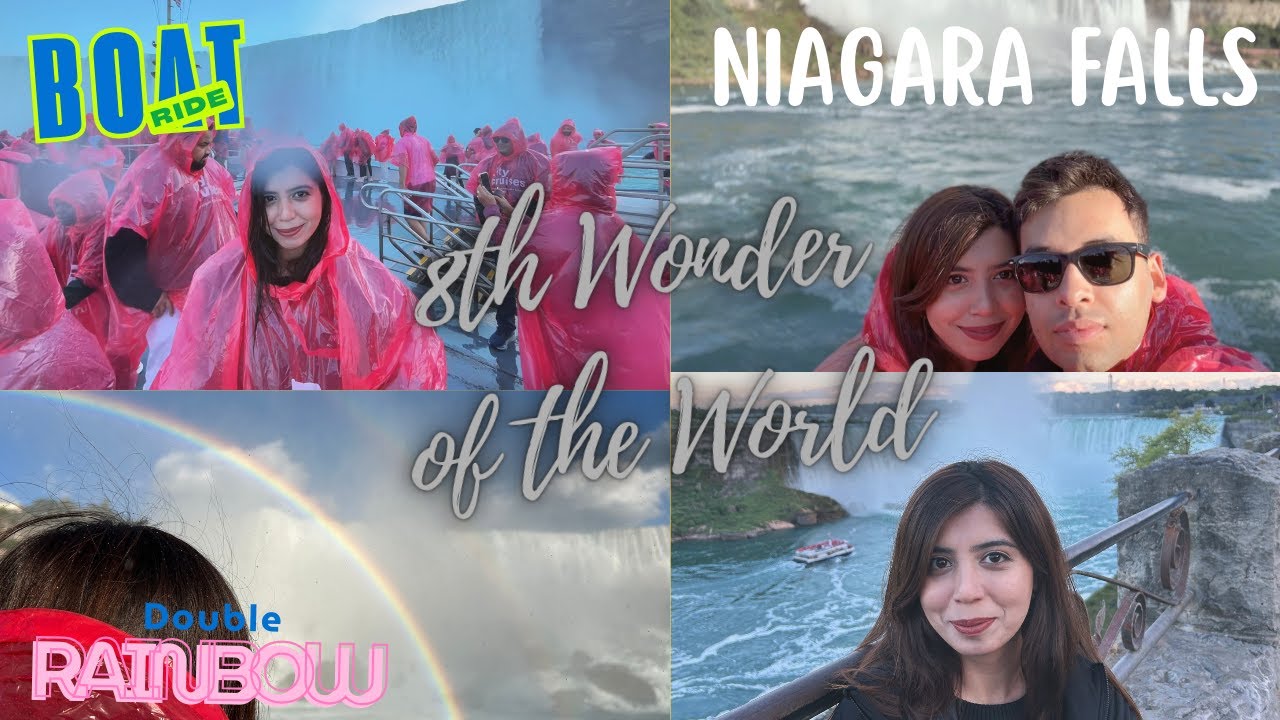 Niagara CityCruise | Clifton Hill | 8th Wonder of World | Double Rainbow | NiagaraFalls Tour | Pt.01