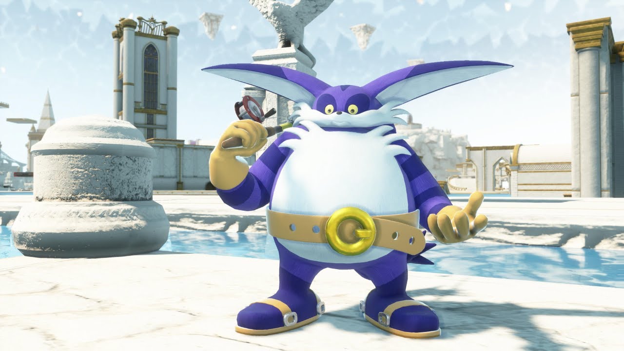 Did Shadow just smile at BIG The Cat