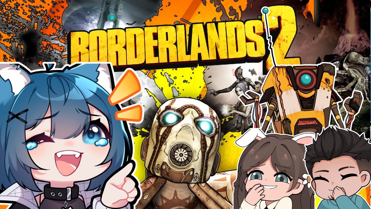 I played Borderlands 2 for the first time! (with Siri, Pine, and Claptrap)