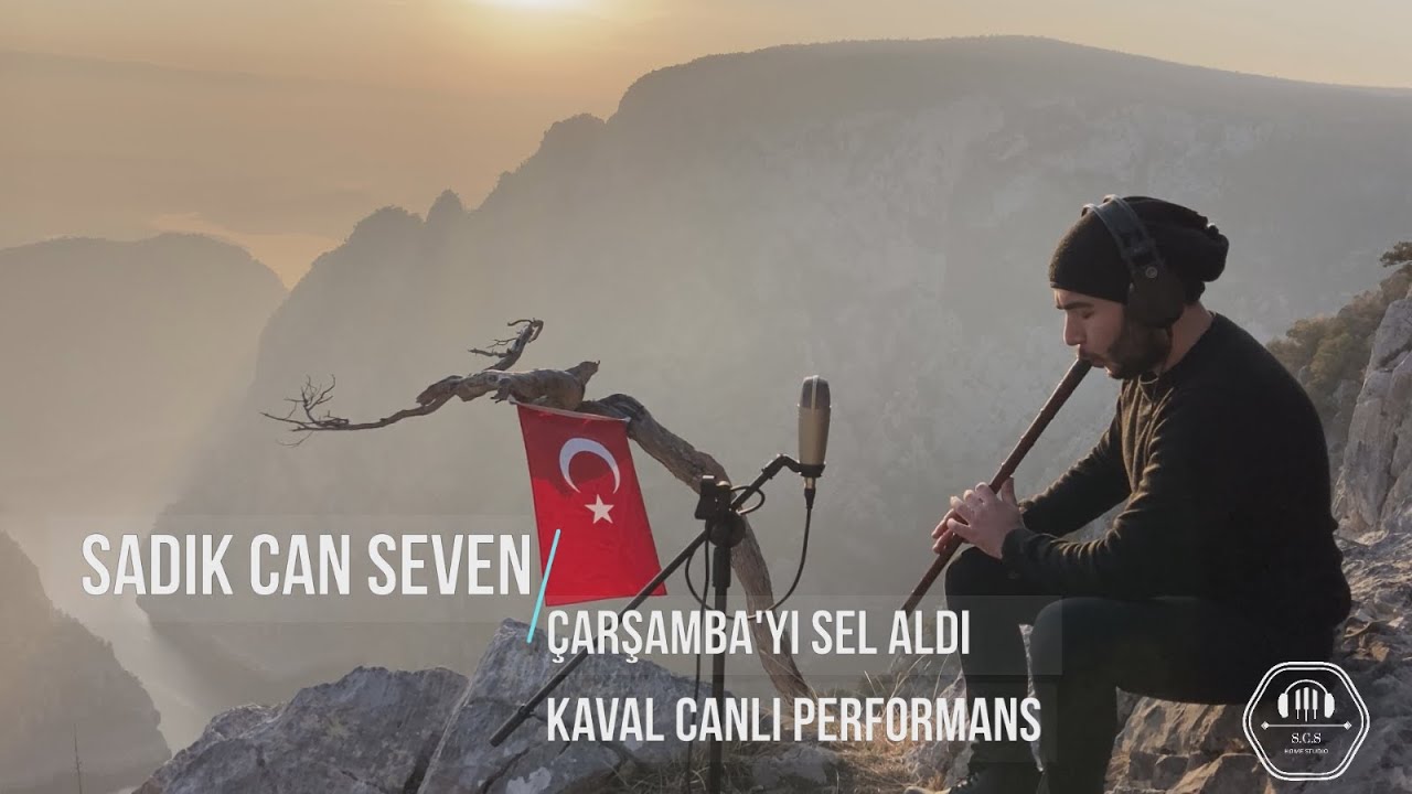 SADIK CAN SEVEN - ÇARŞAMBA'YI SEL ALDI (KAVAL CANLI PERFORMANS) VEZİRKÖPRÜ ŞAHİNKAYA KANYONU