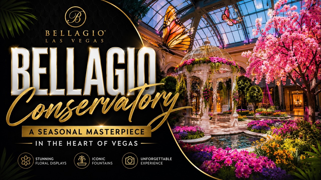 Las Vegas Bellagio Conservatory | Fall 2025 Botanical Tour [4K]✨