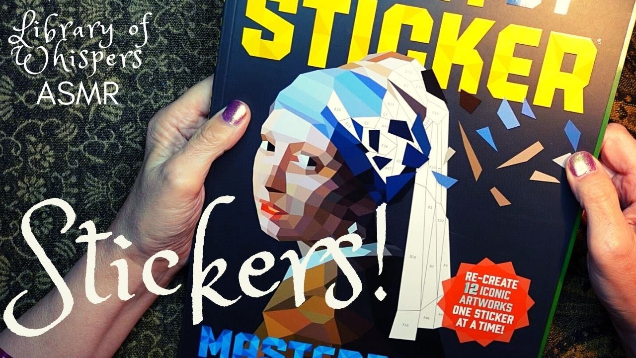 ASMR | Sticker Fun! Famous Paintings & Whispers!
