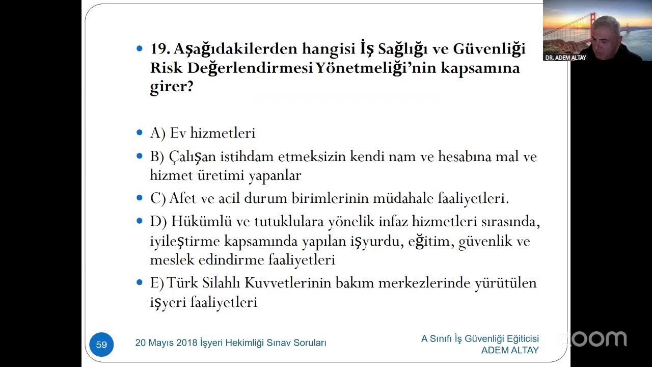 Yeni Uzman Akademi - Dr. Adem Altay - İş Sağlığı ve Güvenliğinin Kavram ve Kurallarının Gelişimi