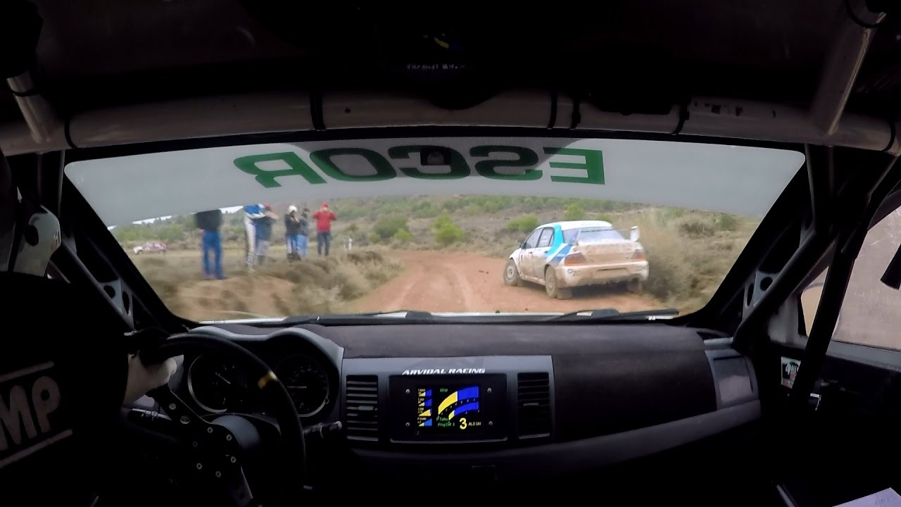 Onboard J.Del Cid - N.Odriozola | Mitsu Evo X | Rallye Aldeanueva 2016