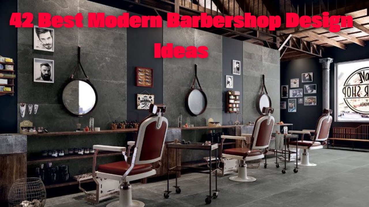 42 Best Modern Barbershop Design Ideas