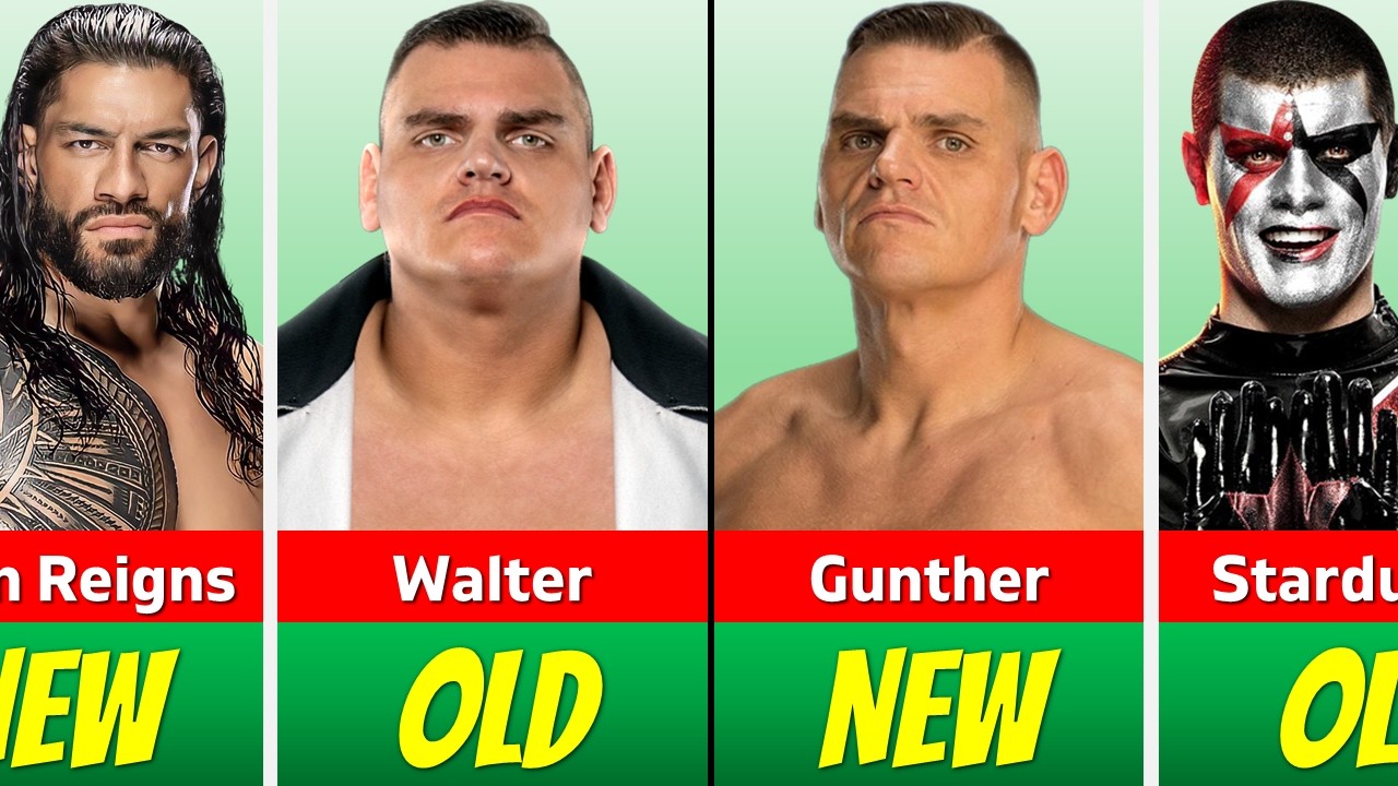 WWE Wrestlers Name Changes Old vs New