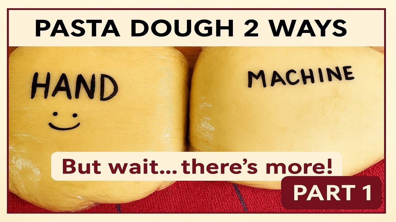 Домашнее тесто для пасты + раскатка | Вручную или с помощью машинки (часть 1)