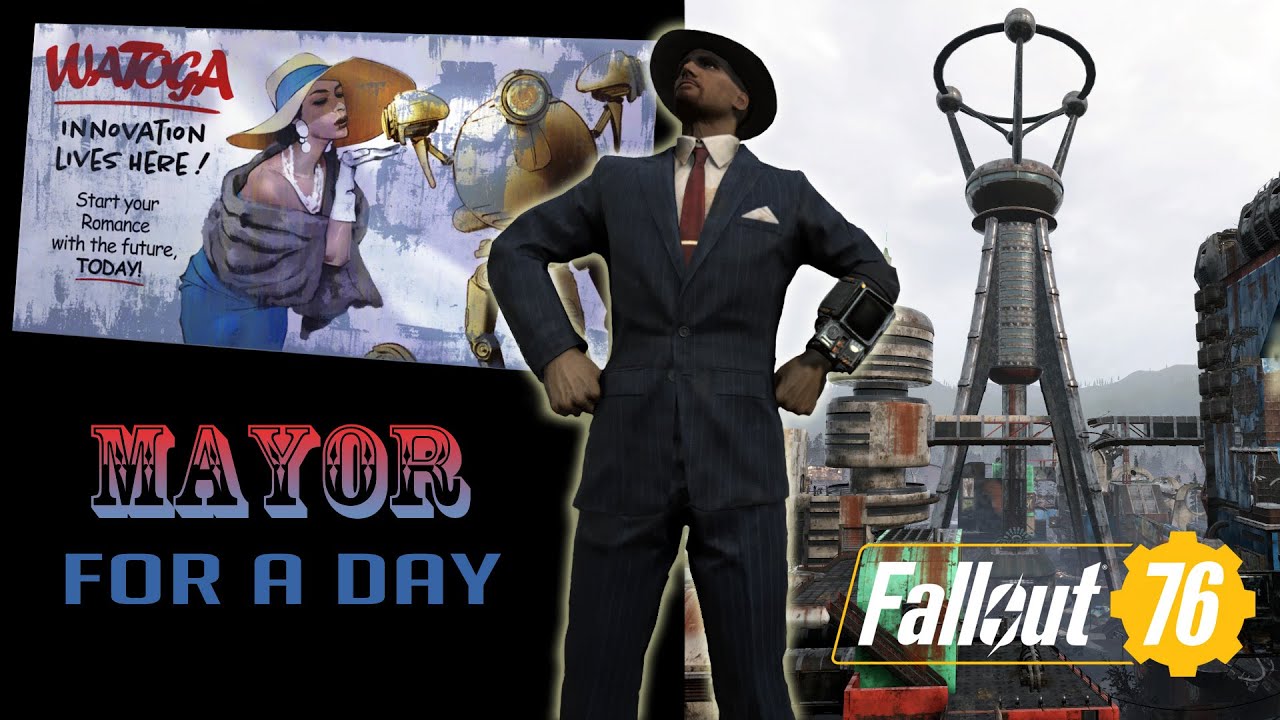 Fallout 76: Mayor For A Day in a City of Robots!