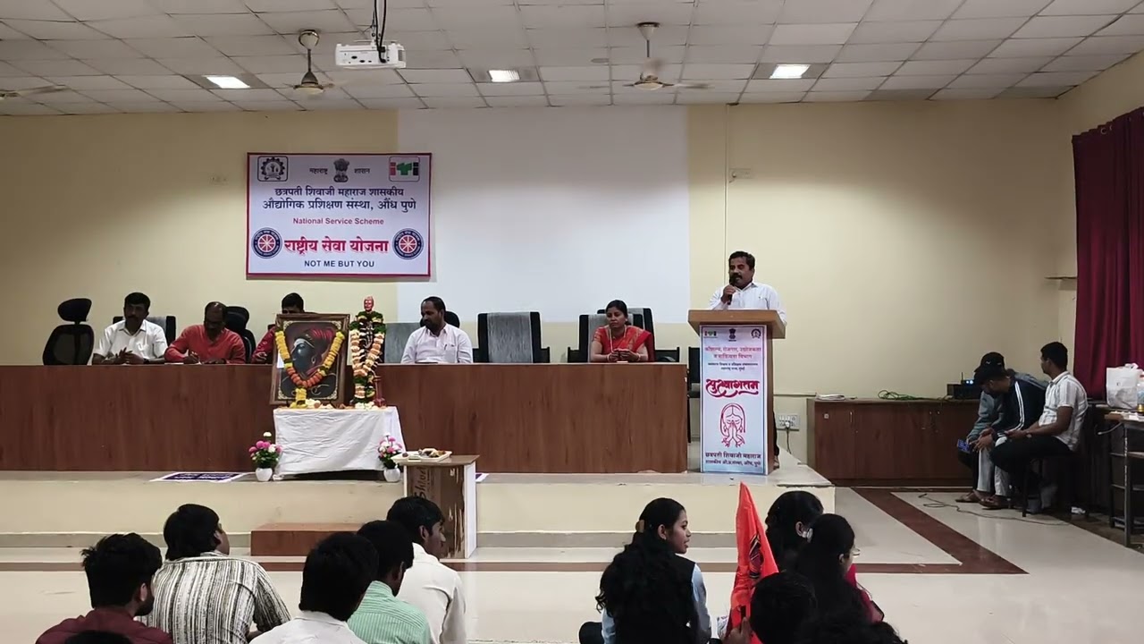 छत्रपती शिवाजी महाराज जयंती उत्सव 2026. यावेळी उपप्राचार्य श्री.  भालचिम सर यांनी मार्गदर्शन केले.