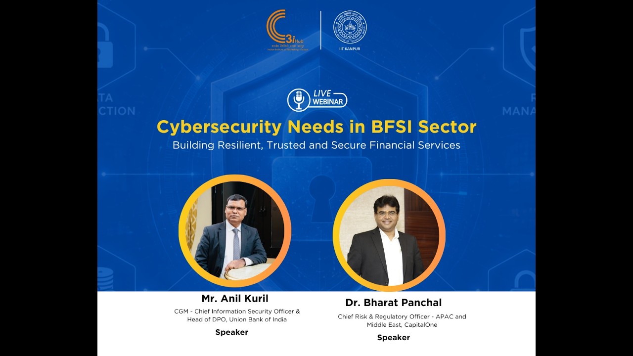 C3iHub, IIT Kanpur Webinar on 