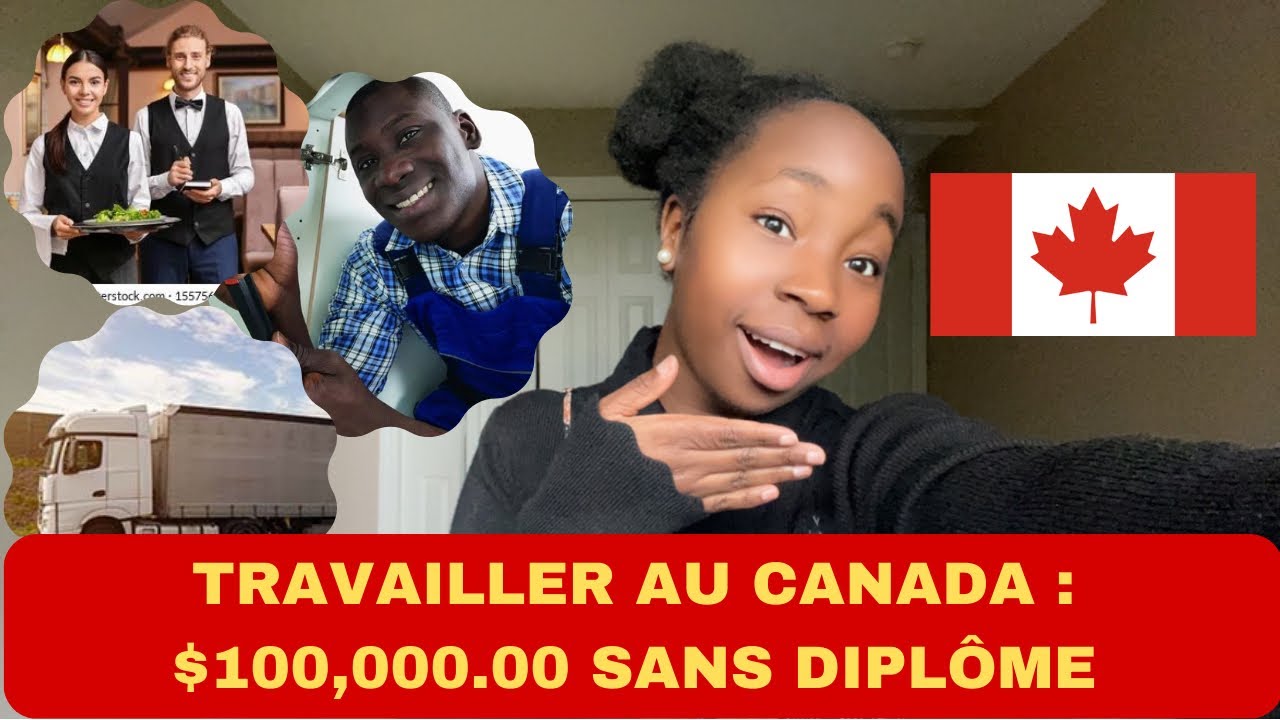 Les 5 Métiers les mieux payés du Canada SANS DIPLÔME 😱🇨🇦