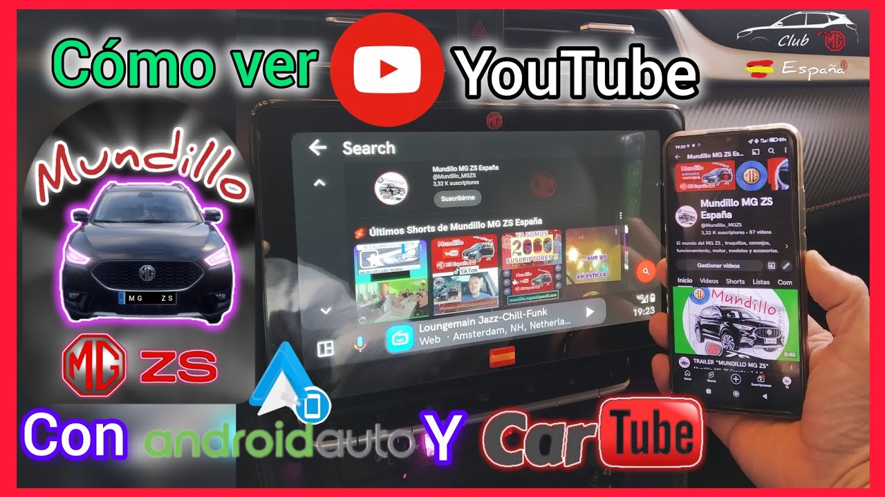 Ver YouTube en Android Auto SIN ROOT / CARTUBE / AASTORE / MGZS