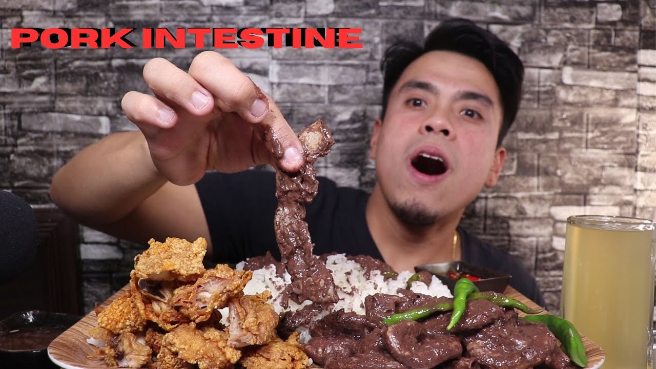 PORK DINUGUAN MUKBANG | PORK AND BLOOD STEW