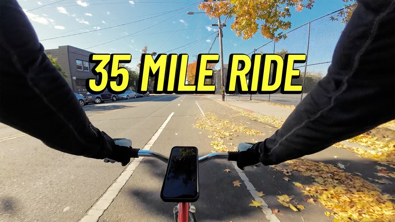 35 miles on a fixed gear bike