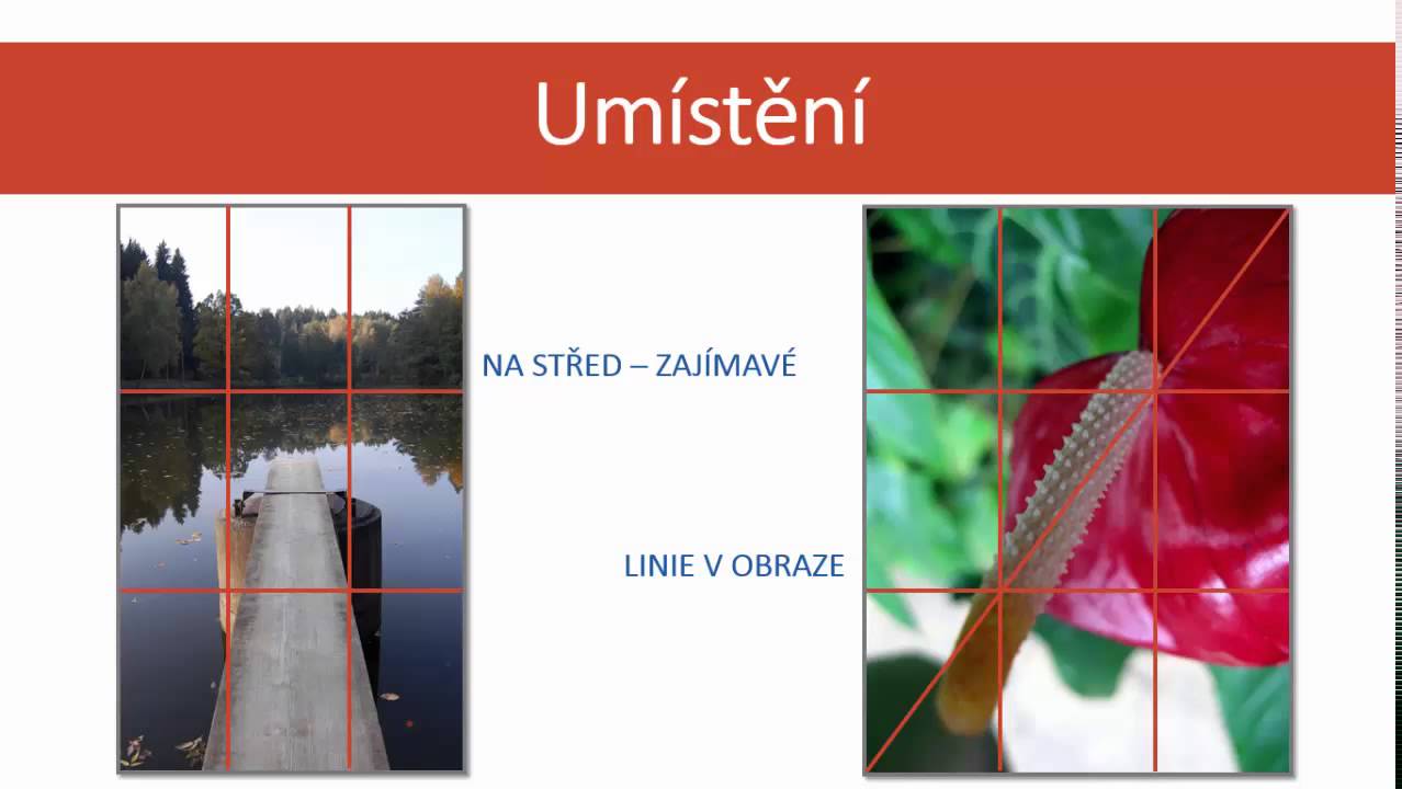 Tři základní pravidla kompozice obrazu