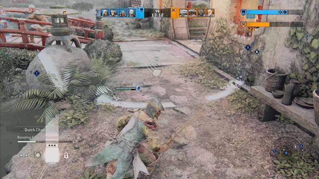 A Peacekeeper, Aura Farming after a aura walk.