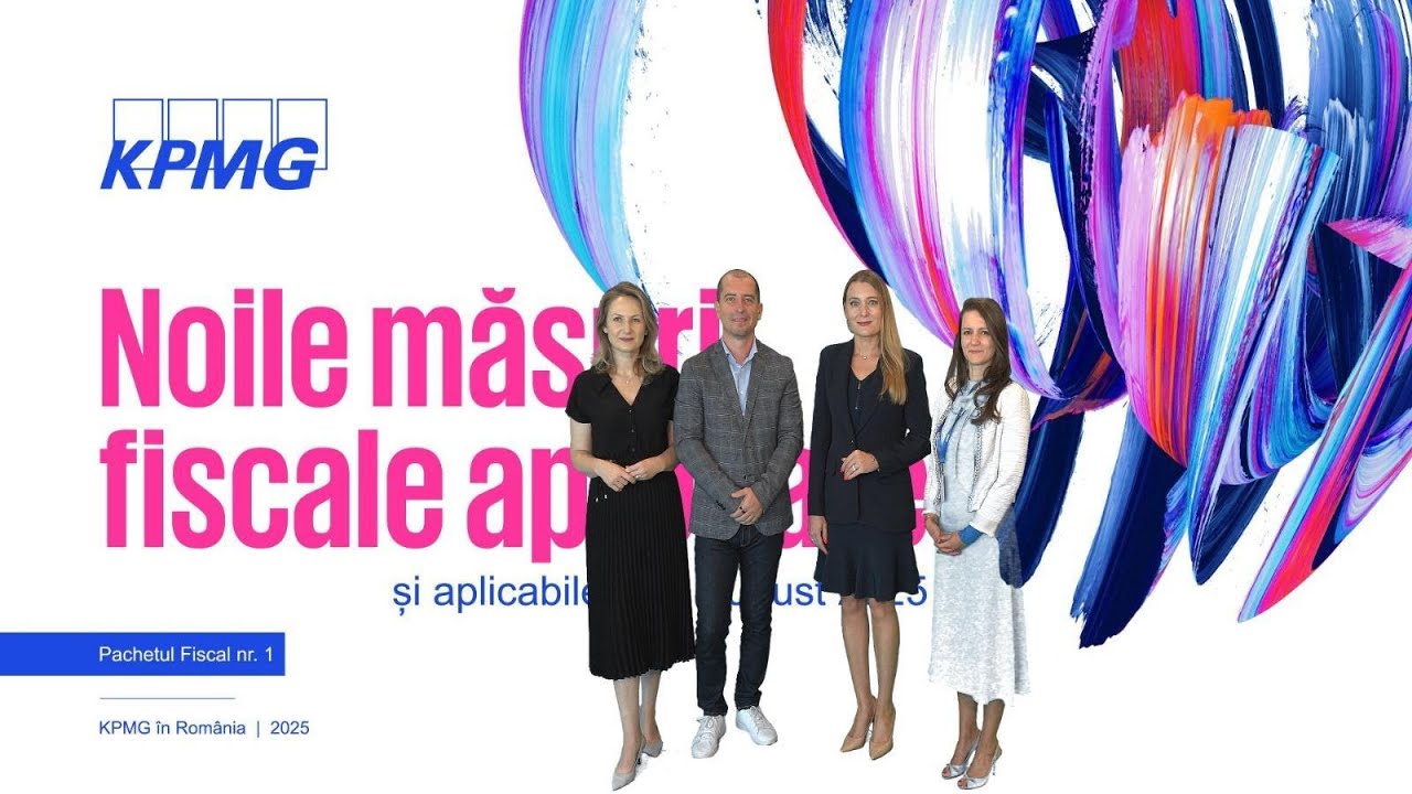 Noile masuri fiscale aprobate si aplicabile de la 1 august 2025