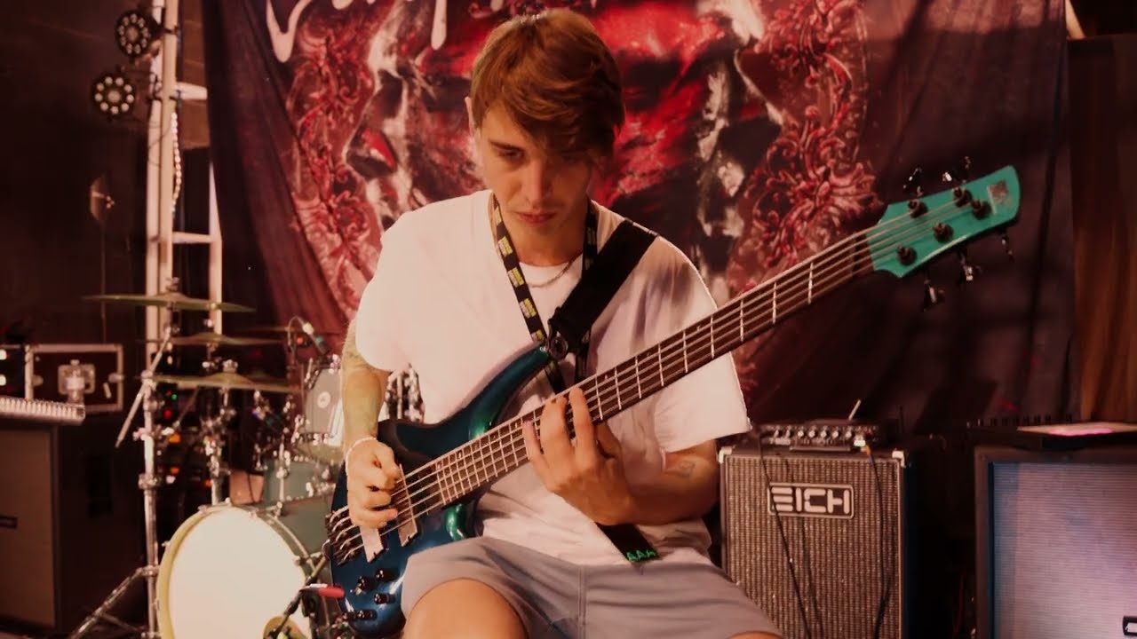 Unprocessed - I Wish I Wasn't - Official Bass Playthrough (One-Shot at Soundcheck)