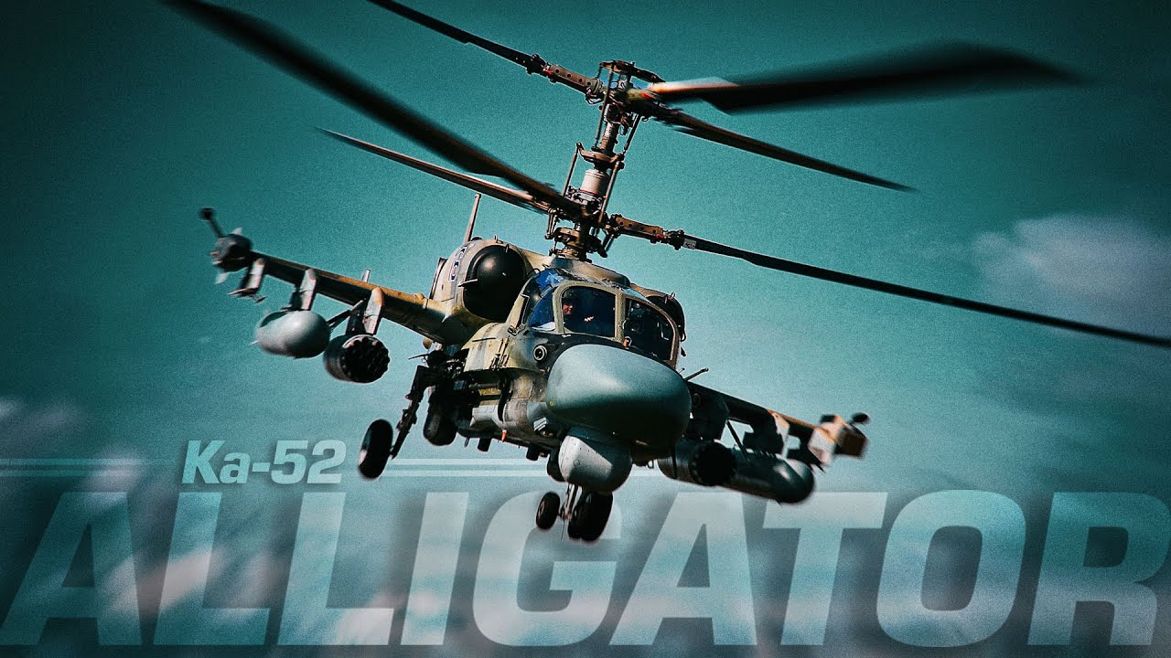Ka-52 Alligator Attack Helicopter in Action