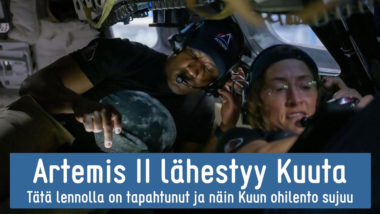 Artemis II l&auml;hestyy Kuuta &ndash; t&auml;t&auml; lennolla on tapahtunut ja n&auml;in Kuun ohilento sujuu