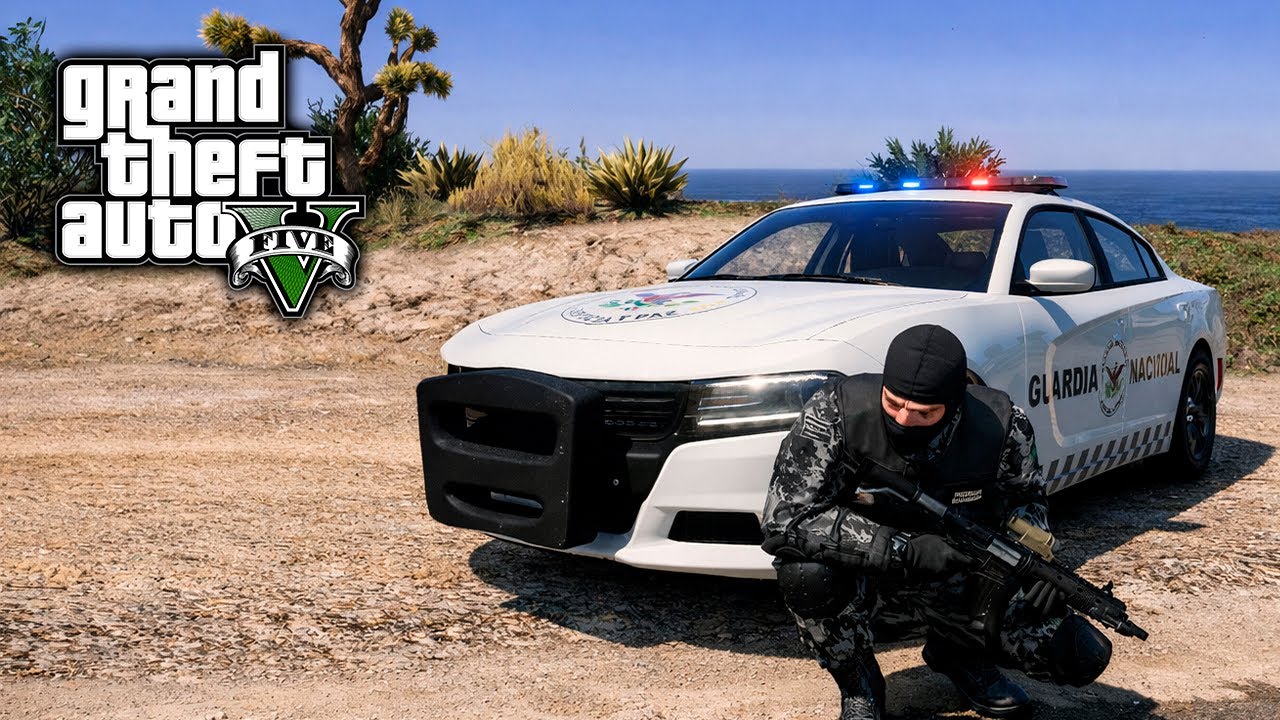 GTA5 | GUARDIA NACIONAL 🇲🇽 SE ENFRENTA A CRIMINALES ARMADOS!🔥