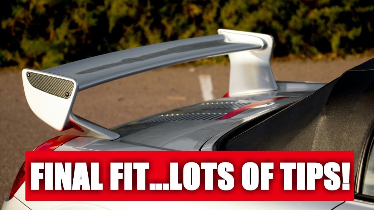 MR2 TRD Wing final fit