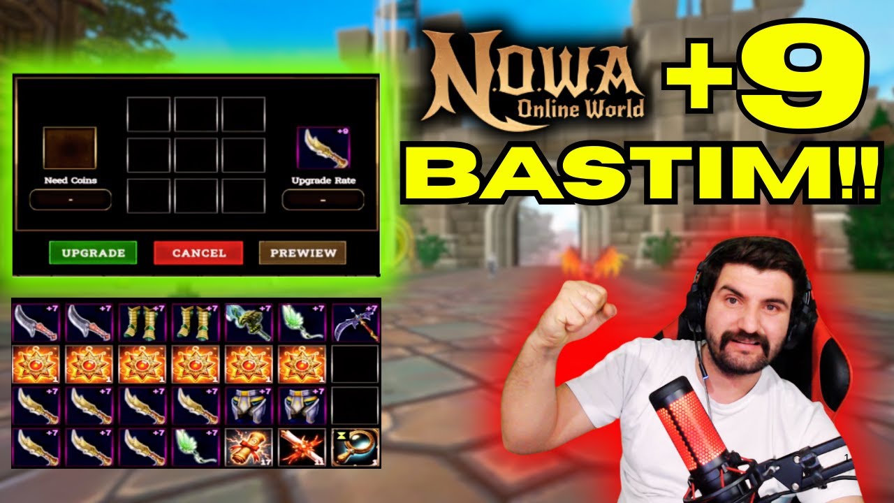 SONUNDA +9 BASTIM !! 🔥 | NOWA ONLINE WOLRD