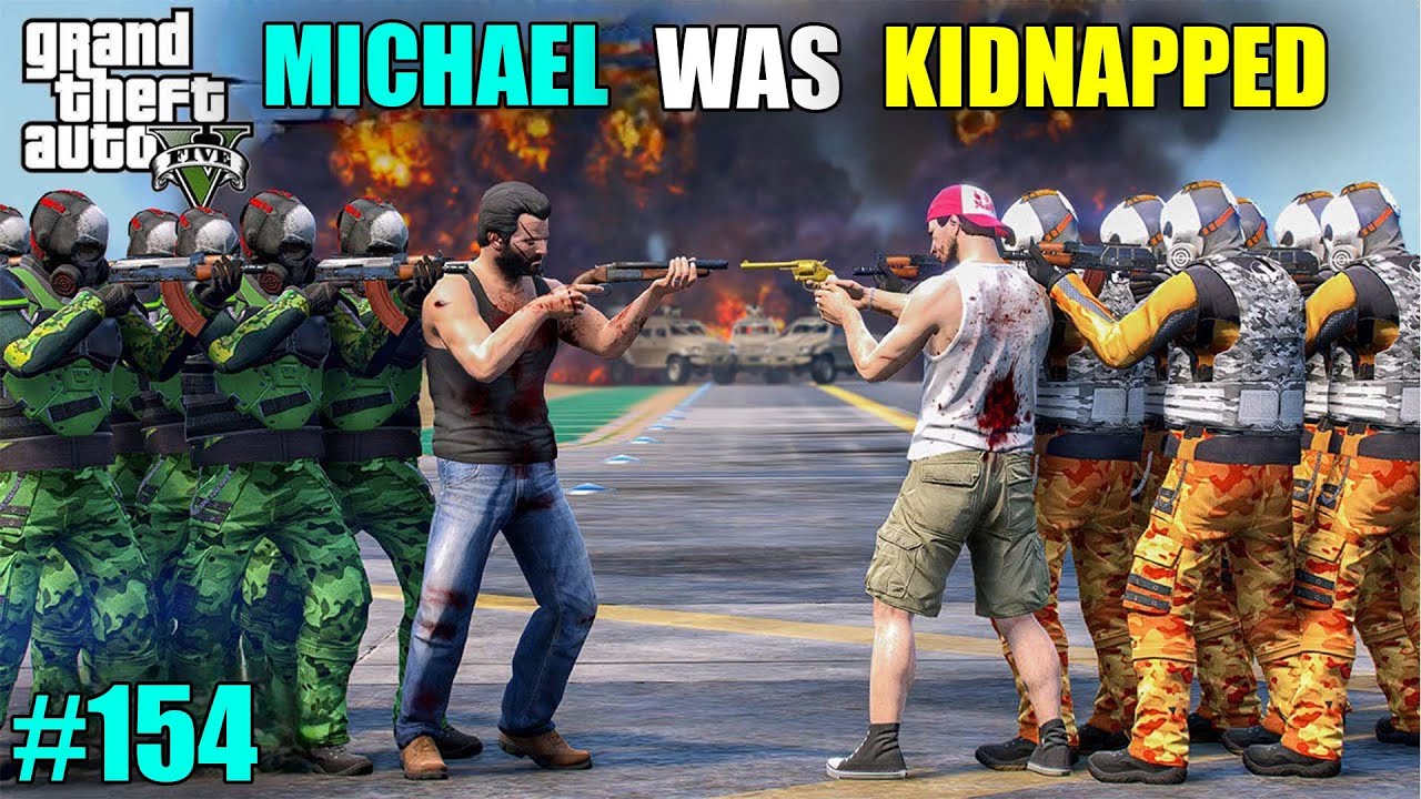 MICHAEL WAS KIDNAPPED | GTA V GAMEPLAY #154  @TechnoGamerzOfficial @UjjwalGamer