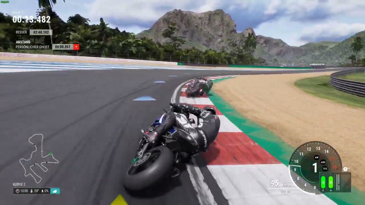 Ride 5 two hot laps on the BMW 