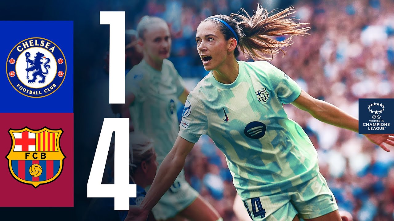 CHELSEA 1 vs 4 FC BARCELONA | UEFA WOMEN'S CHAMPIONS LEAGUE I HIGHLIGHTS 🔵🔴