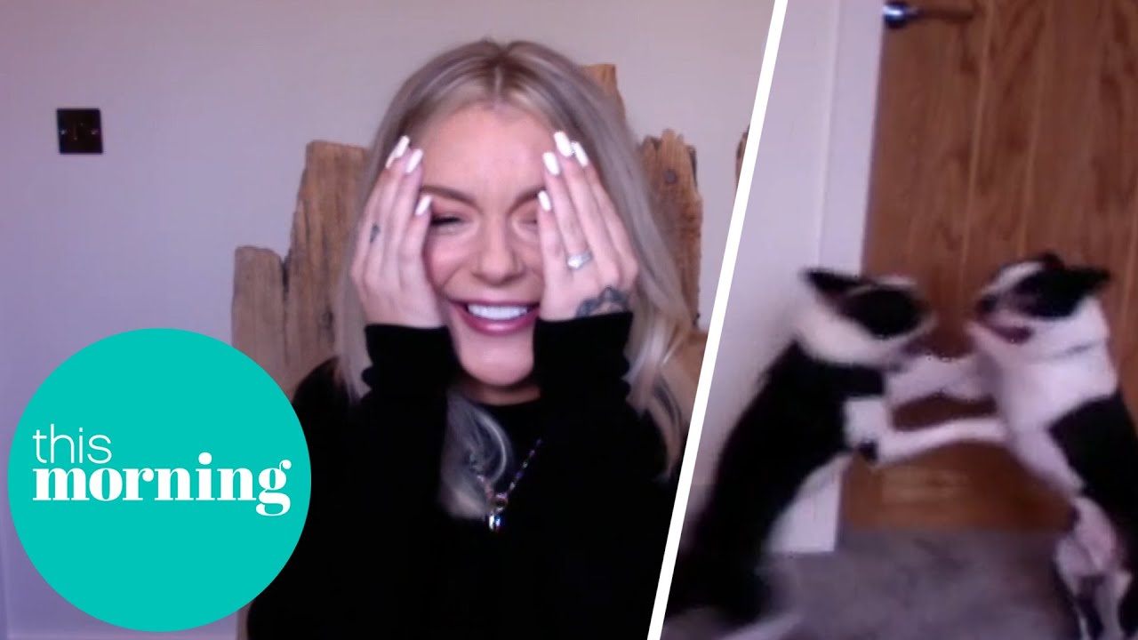 Sheridan Smith Gets Upstaged by Over-Excited Dogs | This Morning