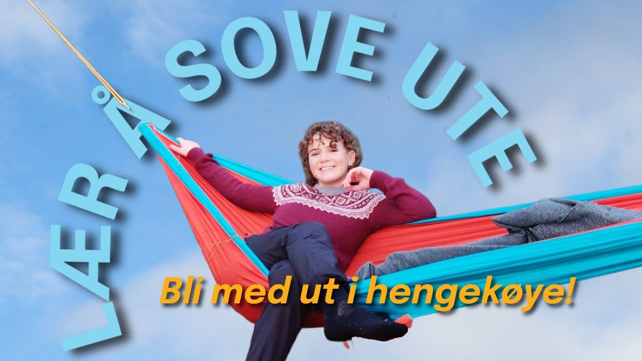 Bli med på hengekøyetur! Tips og triks for barn som vil sove ute 🦊🌲