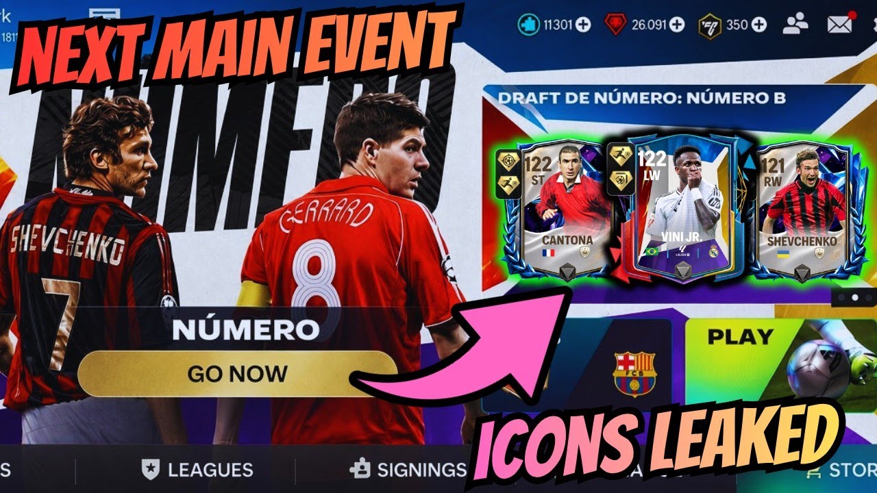 Numero event & Icons officially leaked | FC mobile