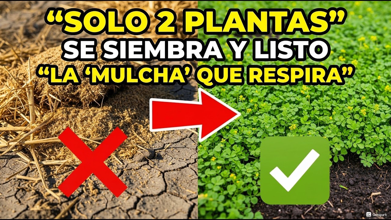 ¡Olvida la paja y el aserrín! Estas 2 plantas pueden reemplazar el mantillo para siempre