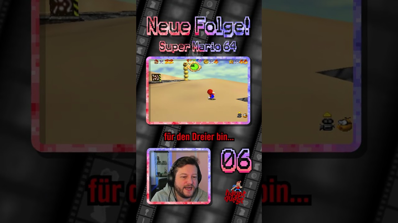 Super Mario 64 #06 Wo bleibt der Dreier? - Let's Play - Hauptquest - N64