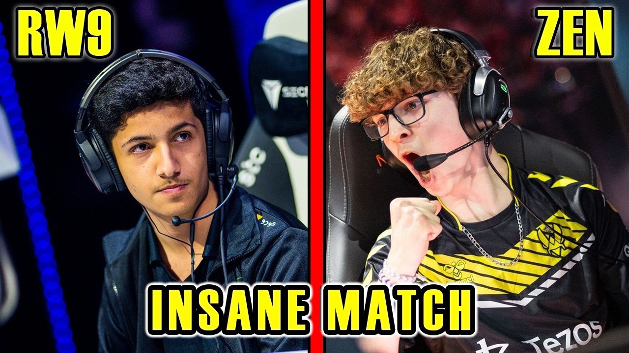 RW9 VS ZEN INSANE GAME IN RANKED! (Rocket League SSL 2v2 Gameplay)