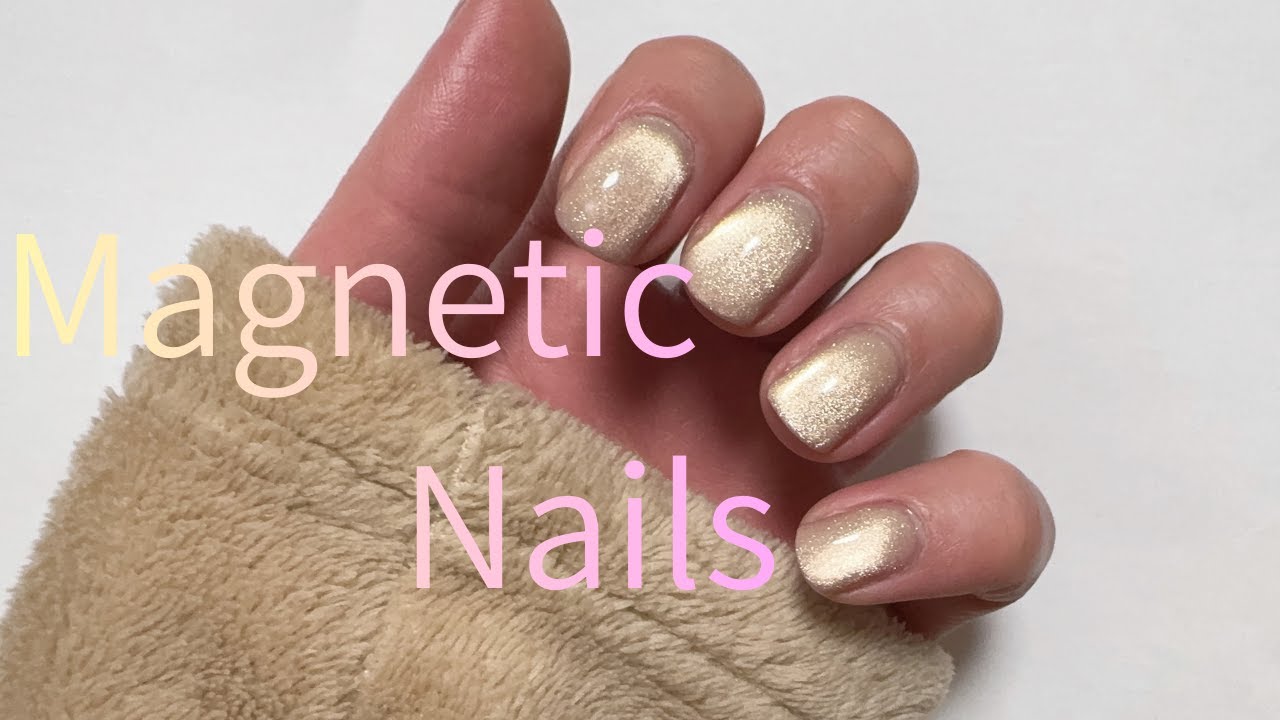 Minimal Magnetic Nails | Simple Nail Art