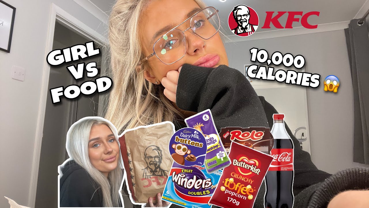 10,000 CALORIE CHALLENGE | GIRL VS FOOD