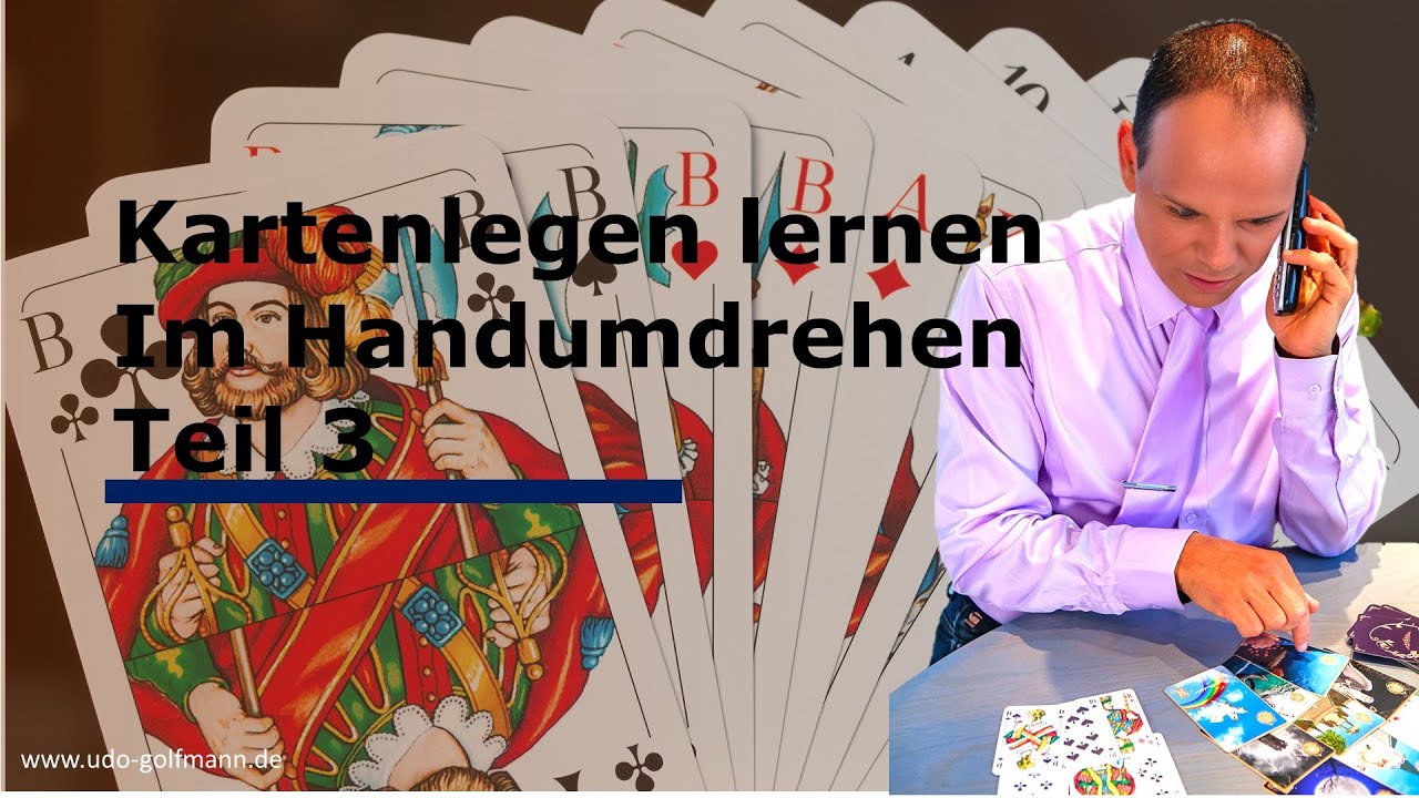 Geheimnis  Kartenlegen lernen, Skatkarten 3 f&uuml;r Anf&auml;nger & Fortgeschrittene + Tagesorakel