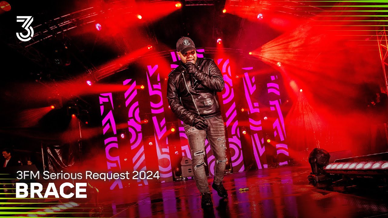 Brace live met ‘Hartendief’ en 'Moppie' bij het Glazen Huis | 3FM Serious Request 2024 | NPO 3FM