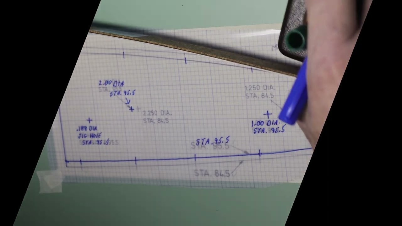 My Home Airplane Factory Part 1: Transfering Rib Patterns To Mylar