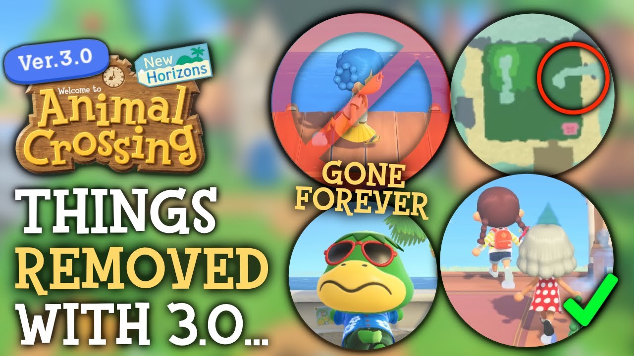 Everything REMOVED Within 3.0 Update - Animal Crossing New Horizons